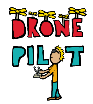 RC Drone Pilot design features the word 