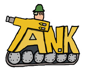  Battle Tank is a fun design featuring a military armored vehicle made out of the word 