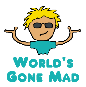 World's Gone Mad is for people watching current events, politicians, media, celebs and wondering what happened to our world.  It went mad.