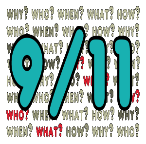 9/11 Conspiracy design asks some questions. Why, who, when, what, how? Just asking these questions sends some people into meltdown. Ask away!