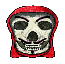 Anonymous Hacker Skull shows a skull with eyebrows and moustache in shadow beneath a hoodie. A variation on the standard Anonymous mask graphic this cool design makes its own statement against the deep state surveillance society.