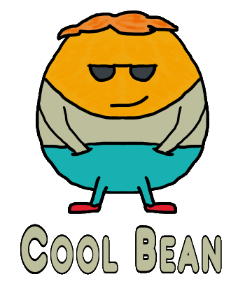 Cool Bean is a funny bean pun design for the expression 