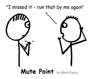 Cartoon - Mute Point - dumb persons signs to stickman