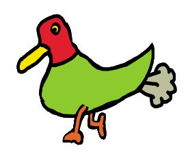 Funny Farting Duck design features a happy walking duck with a fart cloud at rear end. What's so funny about a farting duck?  Everything really. An essential duck fart image for fans of flatulent fowls.