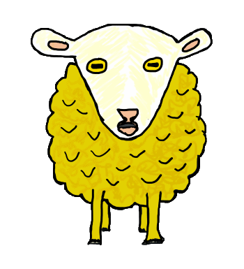 The Golden Fleece shows sheep with a gold fleece coat