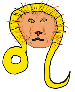 Leo the Lion star sign astrological symbol