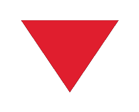 Inverted Red Triangle is for dissident political types who want to show their dissent - wear it with pride!