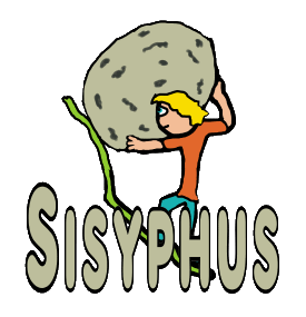 Sisyphus was condemned by Zeus to push a boulder endlessly up a hill only for it to roll down again. The punishment of a boring and repetitive task is one many workers may relate to.  This image shows Sisyphus as a strong committed worker who will keep on pushing that boulder until the job is done.