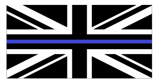 The Thin Blue Line UK flag supports our police force. It is now yet another symbol disapproved of by the easily outraged. Support free speech and the police!